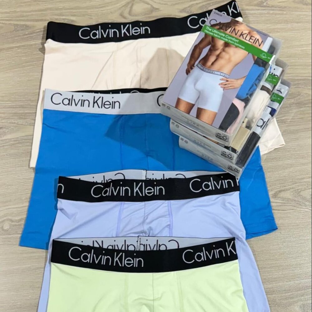 Calvin Klein Men’s Microfiber Boxer Briefs | 3-Pack Underwear | Assorted Colors